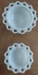 White opaline bowl