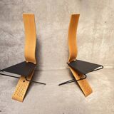 Series of 4 Chairs by Pietro Arosio for Airon 1980