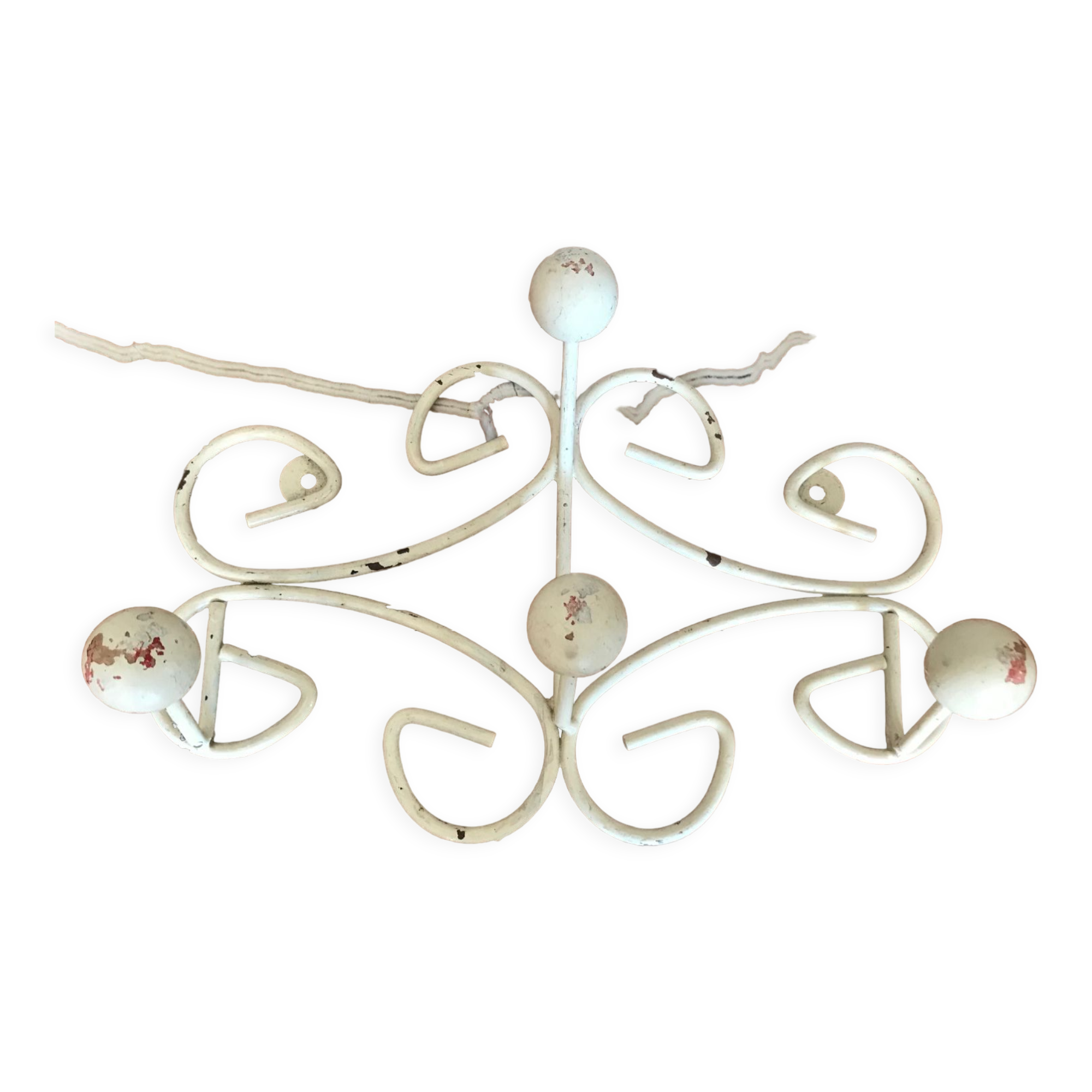 Pretty vintage wrought iron hook