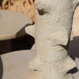 Raw wabi-sabi tamegroute sculpture vase
