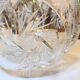 Vintage Bohemian crystal large vase