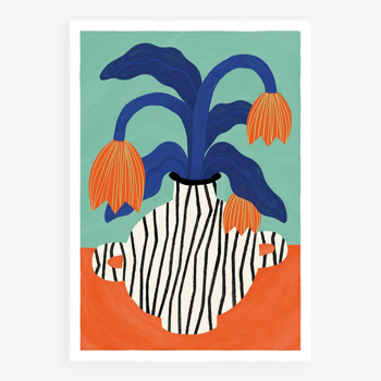 LES TULIPES - illustration A4