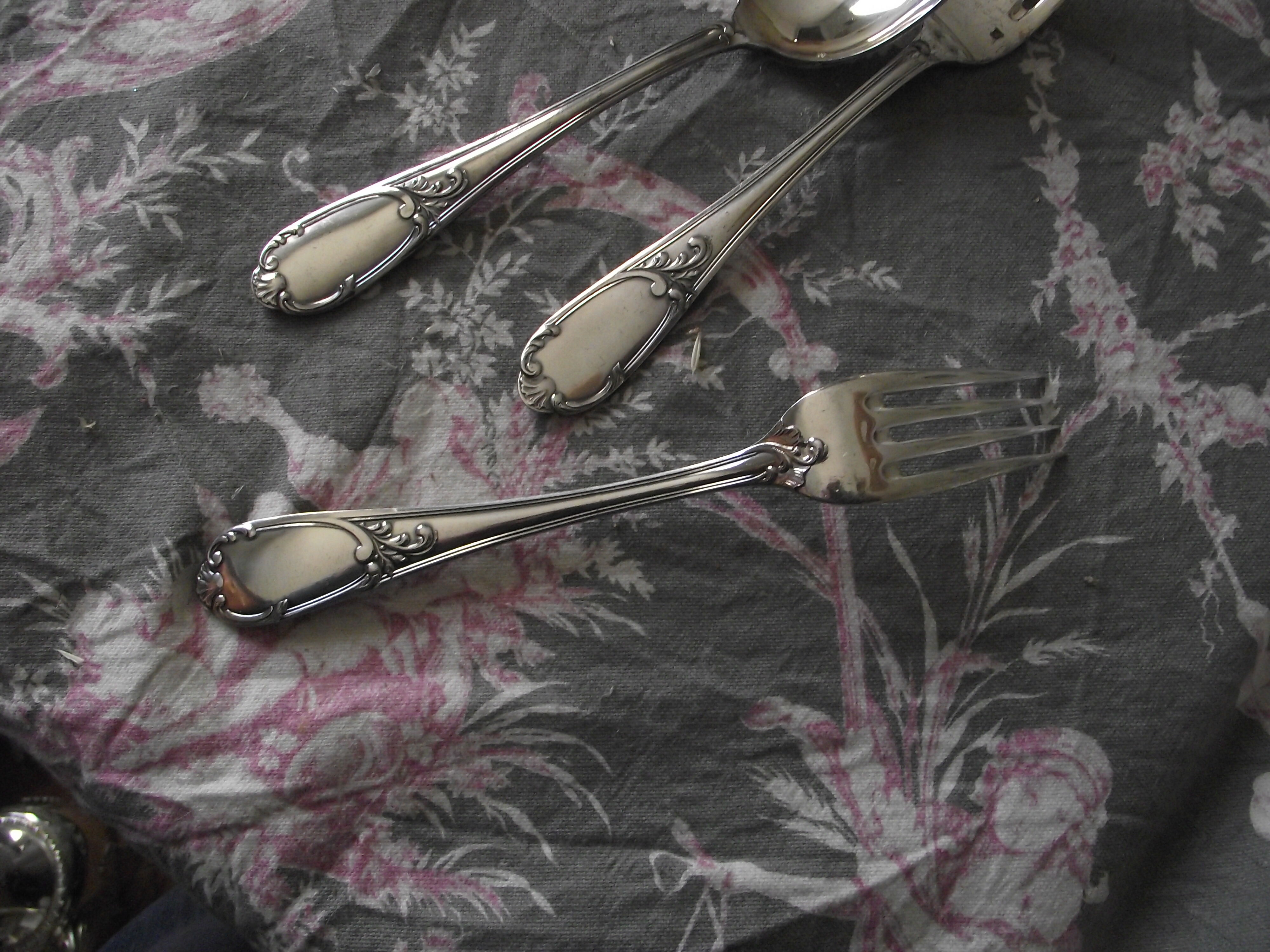 Housewife 37 pieces in silver metal by François Frionnet