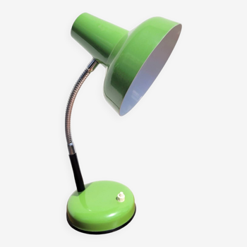 Lampe flexible vintage verte et noire