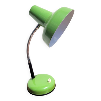 Lampe flexible vintage verte et noire
