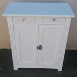 Very beautiful vintage Parisian furniture with 2 white doors from 1940
