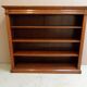 Antique oak open bookcase