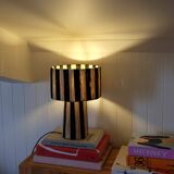 Raffia pendant light, raffia hanging lampshade