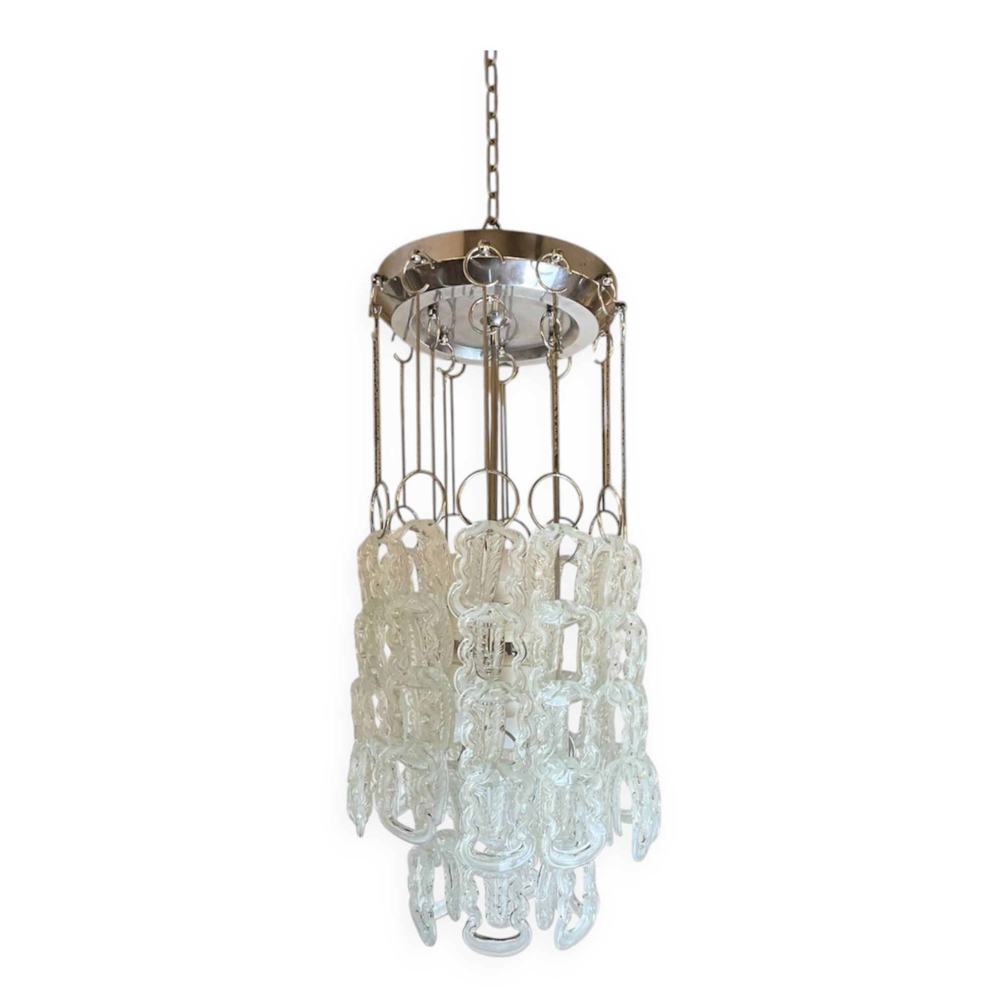 Murano Glass Chandelier, 1970s