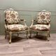 Pair Of Queen Armchairs In Louis XV Style Lacquered Wood XIX Eme Century