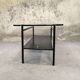 Vintage modernist glass coffee table