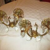 Appliques anciennes bronze pampilles