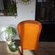Fauteuil Voltaire en cuir