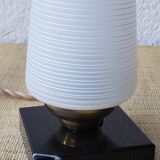Marble and glass lamp