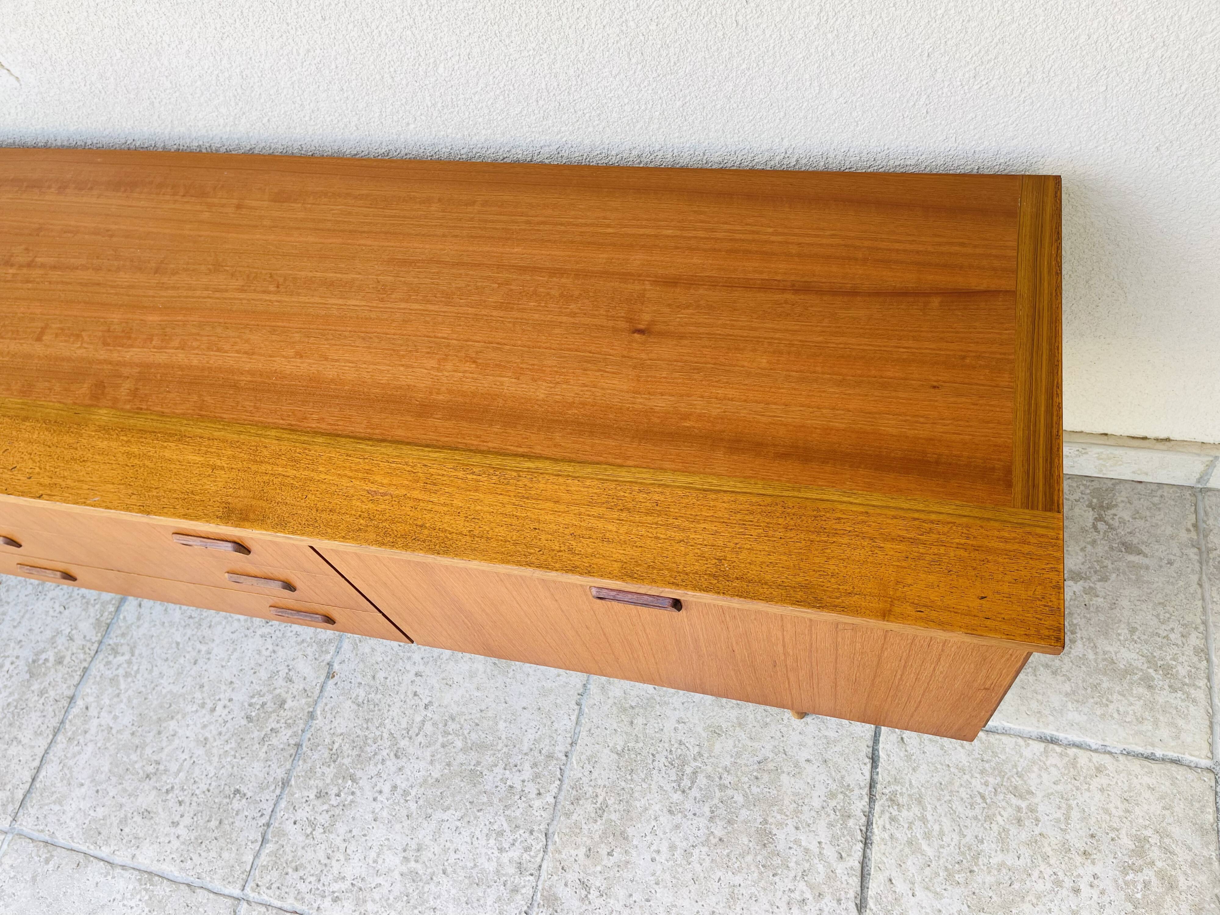 Scandinavian teak row