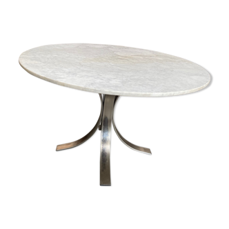 1970s marble round table