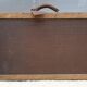 Trunk suitcase 1920 canvas coated cannage pattern