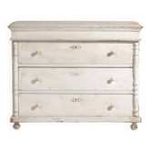 Commode ancienne blanche (c.1900) #18