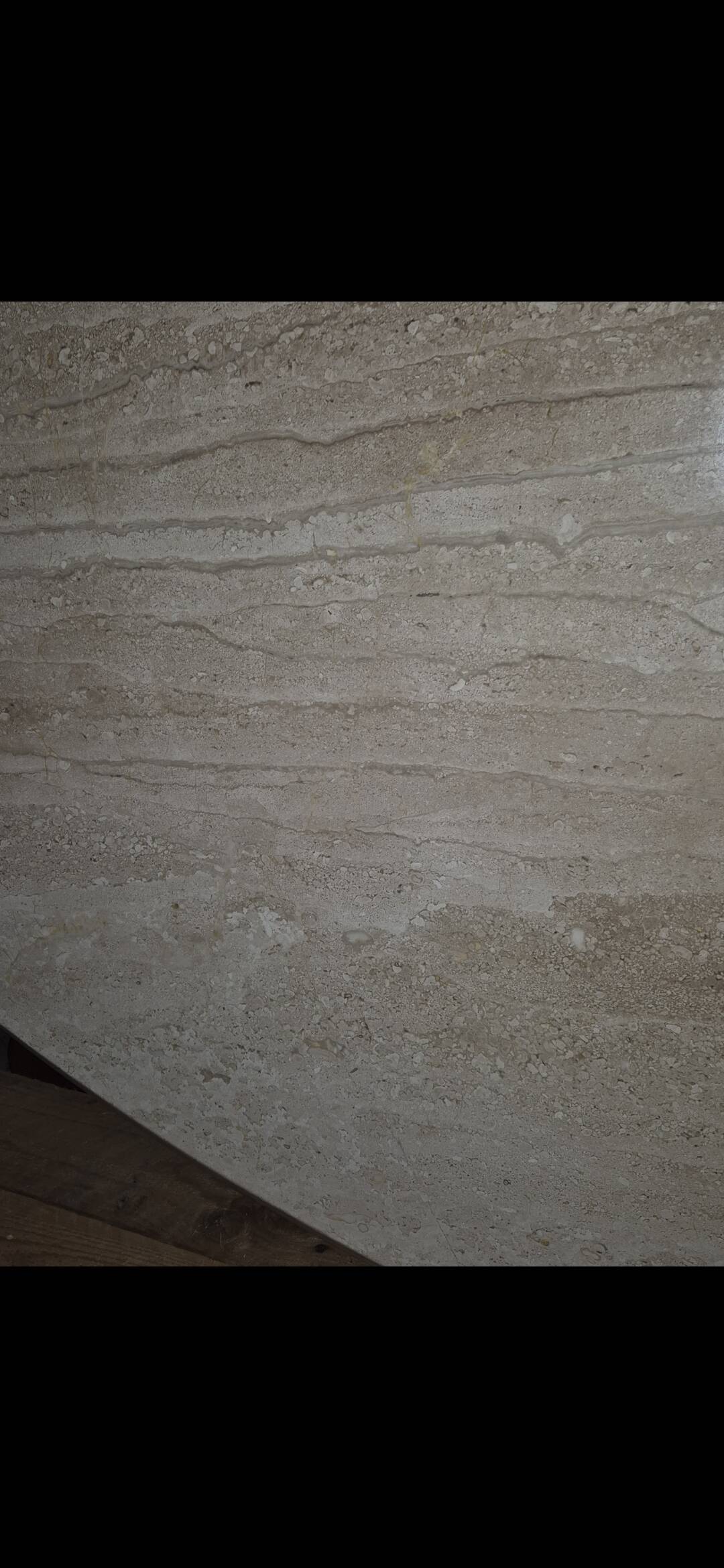 1970s travertine dining table