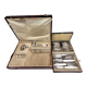 Silver plated cutlery set, Fionnet François, mid-20th century, 149 pieces with boxes