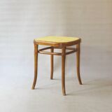 Tabouret carré Thonet N°56, vers 1900 canné et estampillé