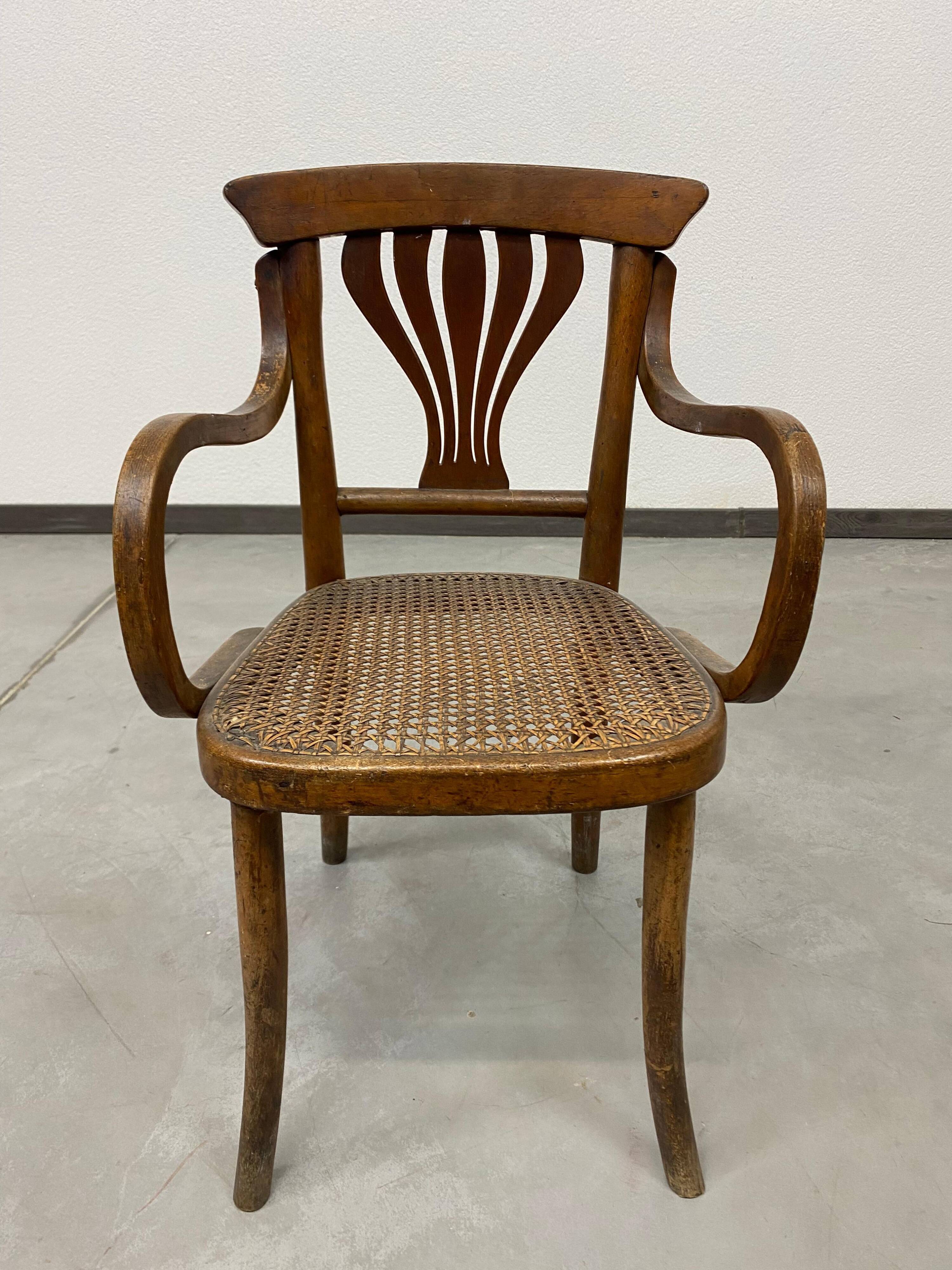 Art Nouveau Armchair for Children by J&J Kohn