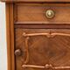 Nightstand Antique Wood and MARBLE