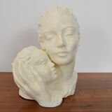 Art Deco Ceramic Bust in 1938