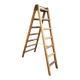 Old wooden painter's step ladder.