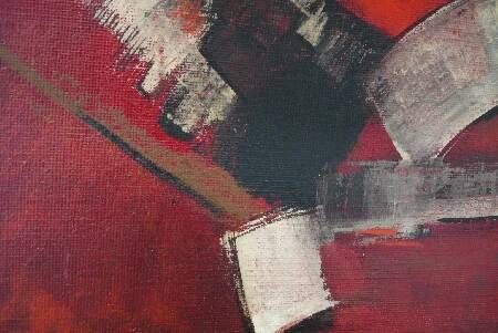 Maurice Boel, Composition Abstraite Rouge 1964