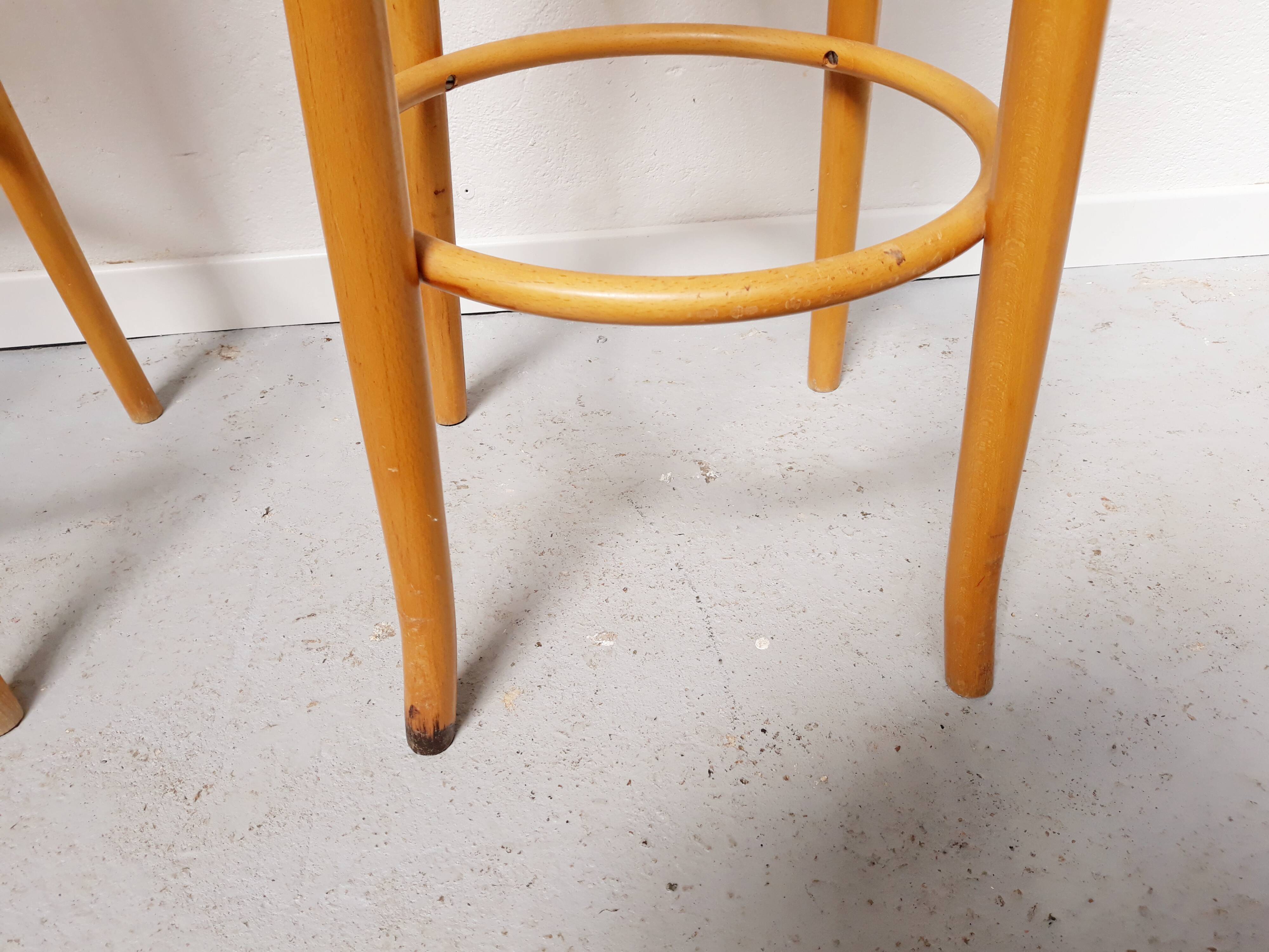 Pair of high chairs bistro stools