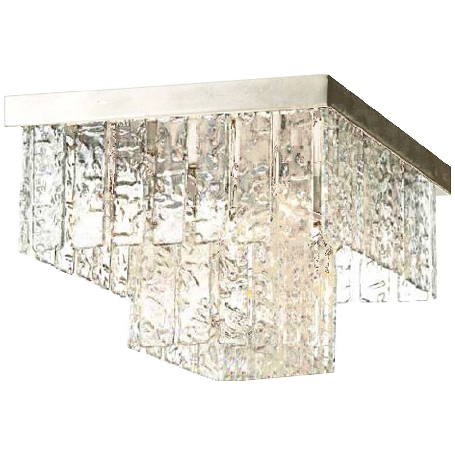 Murano glass flush mount