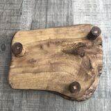 Plateau en bois - 3 pieds
