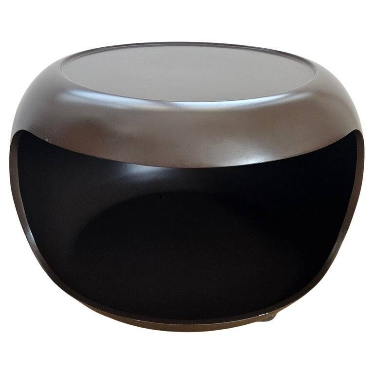 Table d'appoint rare de style Space Age du milieu du siècle par Ernst Moeckl, Allemagne, années 1970