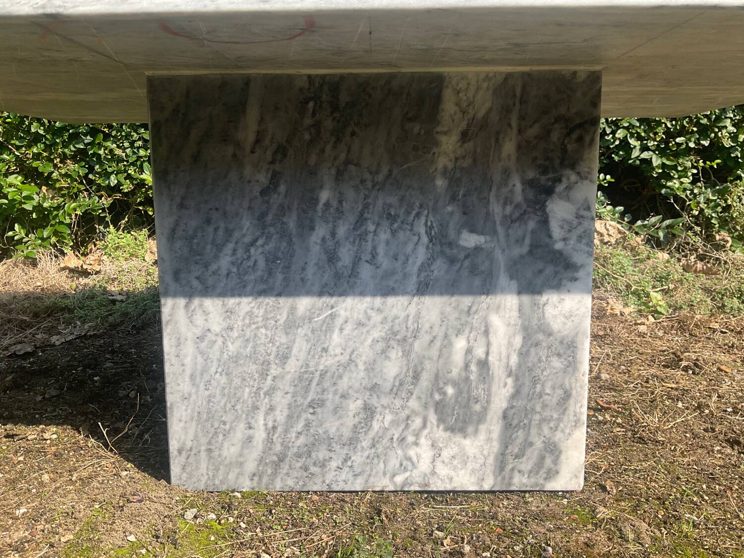 Vintage 70s marble coffee table