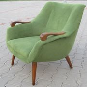 Sofa Orange organic Danish 50s/60s