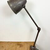 Brown Industrial Workshop Table Lamp, 1960s