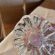 Pink opaline vase with added fruits