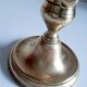Golden brass candle holder
