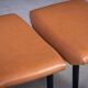 Cognac Leather Stools by Ølholm Møbelfabrik, 1960s, Set of 2
