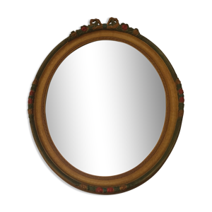 miroir en bois doré