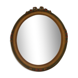 Miroir en bois doré 50x62cm