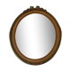 Miroir en bois doré 50x62cm