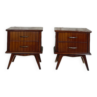 Pair of vintage bedside tables