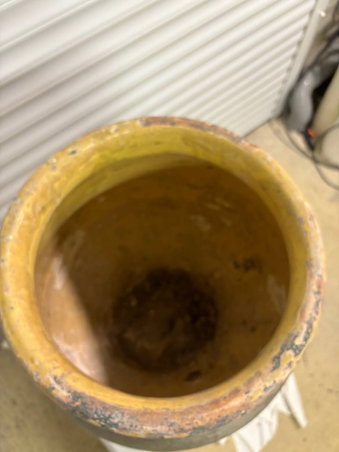 Large terracotta Biot jar