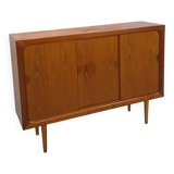 Mid Century Deens teak hoog dressoir