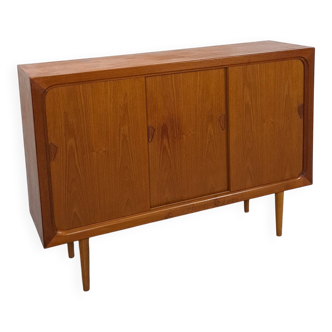 Mid Century Deens teak hoog dressoir