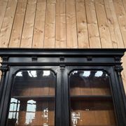 Buffet deux corps vitré – Époque Napoléon III – Bois ébonisé – XIXe siècle