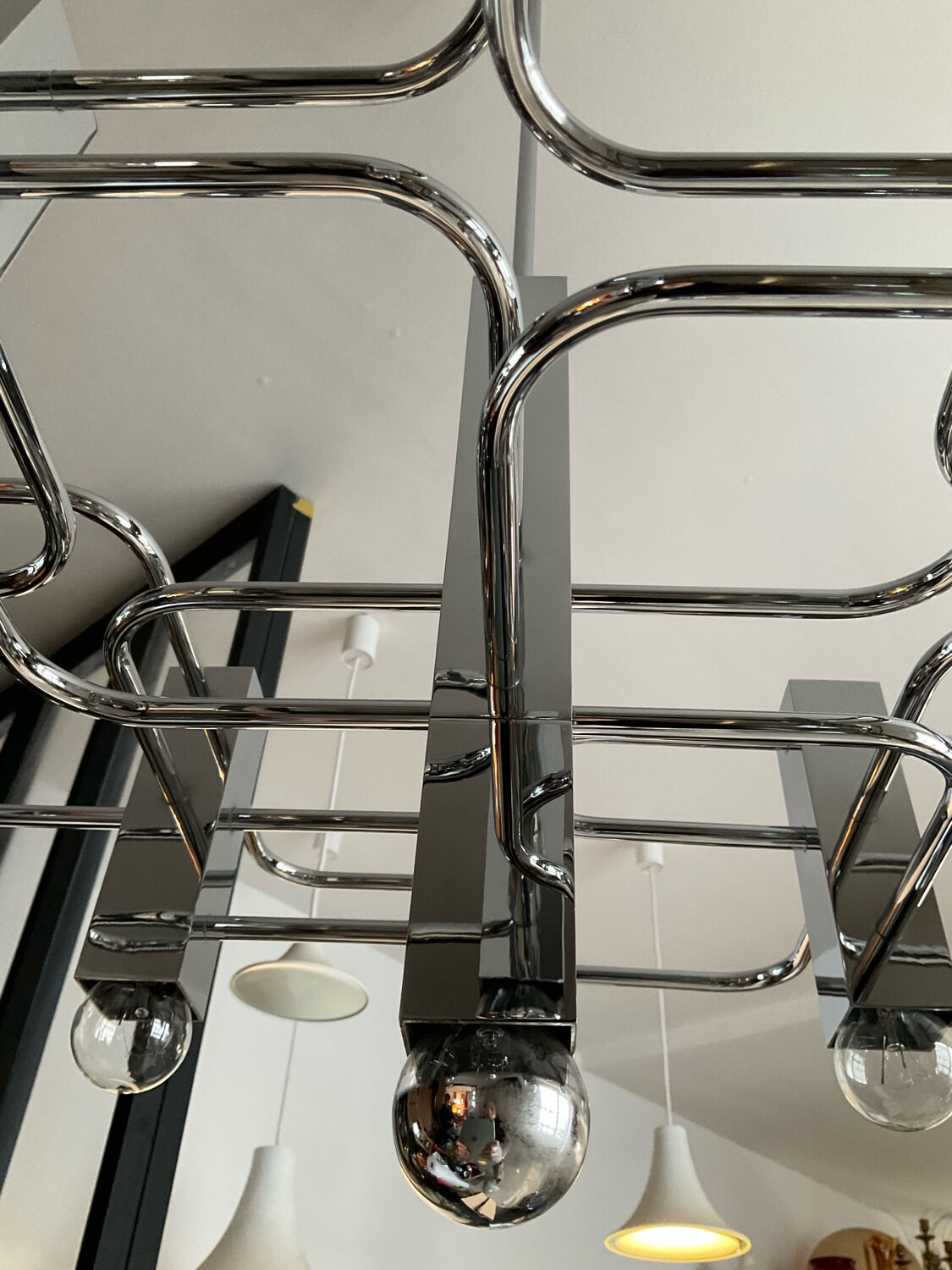 Sciolari chandelier distributed by Boulanger from the 70s