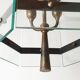 Brass lantern glass 1950